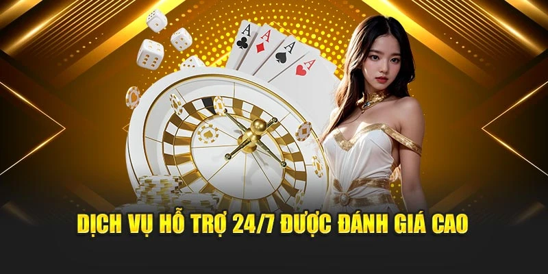 Dịch vụ hỗ trợ 24/7 được đánh giá cao