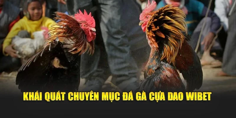 Khái quát chuyên mục đá gà cựa dao Wibet